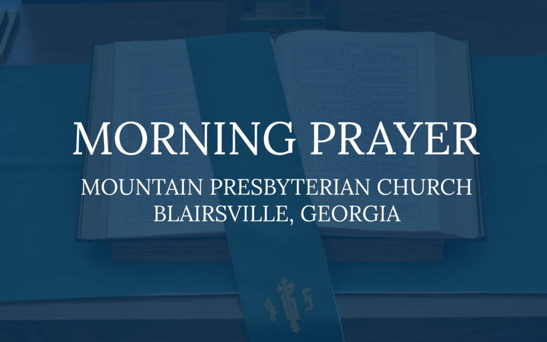 Morning Prayer -April 15, 2022